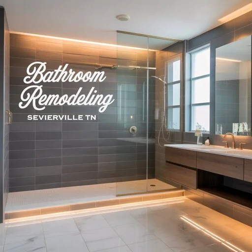 Professional Bathroom Remodeling Sevierville TN with Sleek Modern Fixtures and Custom Tiles