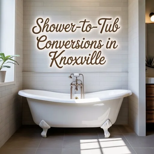 Professional Shower-to-Tub Conversions in Knoxville with custom designs for safety, style, and convenience.